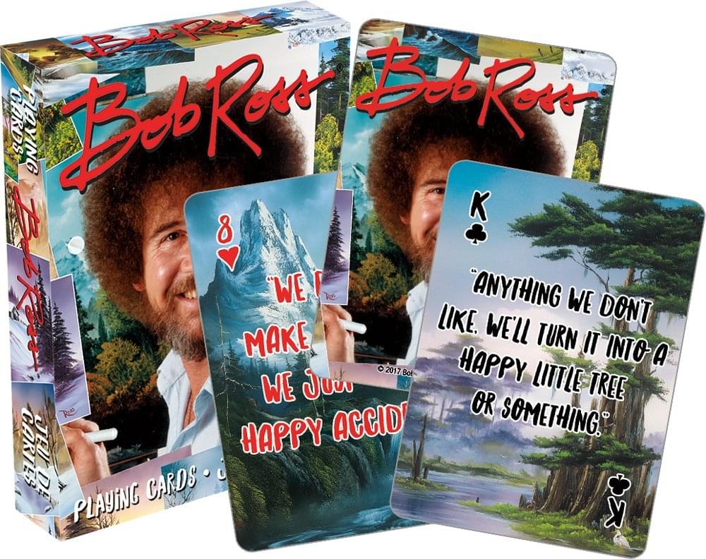 Bob Ross Quotes Multi-Image Playing Cards, Deck of 52