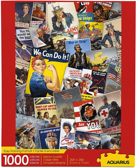 Smithsonian War Posters 1000 Piece Jigsaw Puzzle