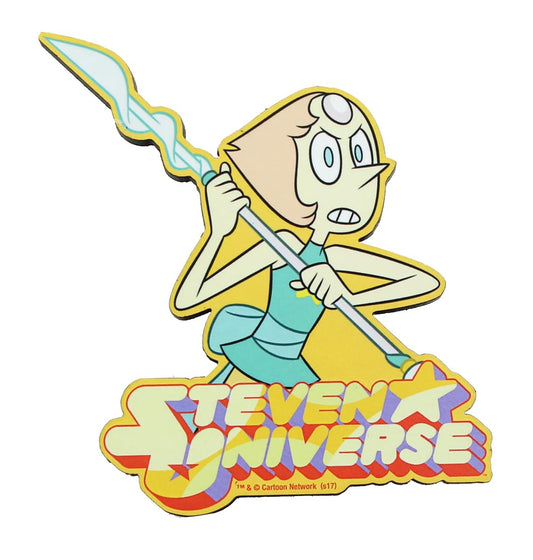 Steven Universe Crystal Gem Pearl 3" Funky Chunky Wood Magnet