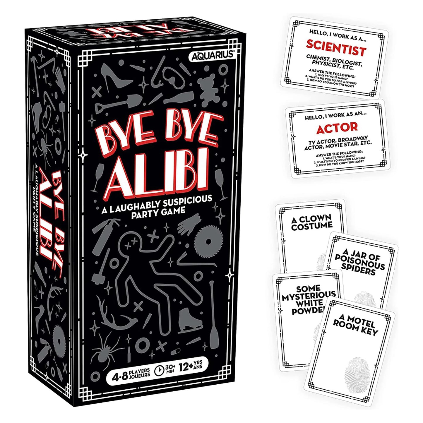 Bye Bye Alibi Card Game