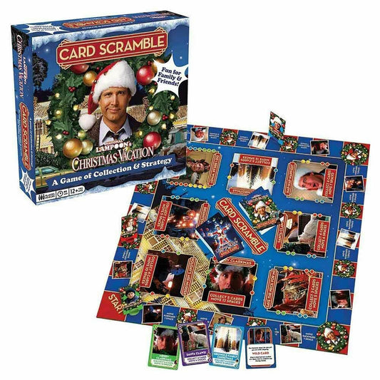 Christmas Vacation Card Scramble Board Game