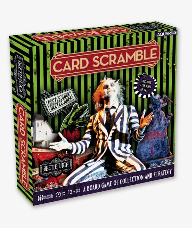 Beetlejuice Card Scramble Board Game § For 2-4 Players