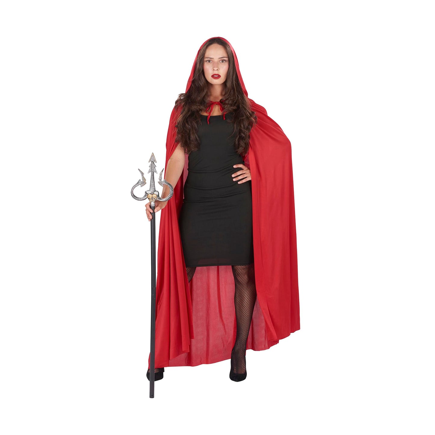 Unisex Hooded Adult Costume Cape § Red