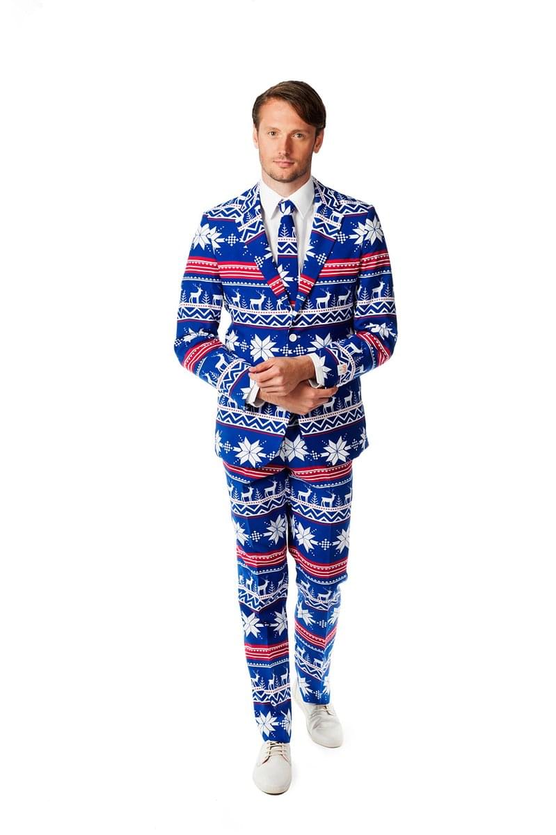 The Rudolph Men's Christmas Costume Suit: Size 42