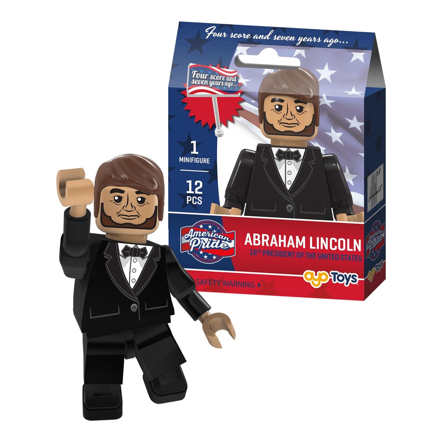 Abraham Lincoln 16th President OYO American Pride Minifigure