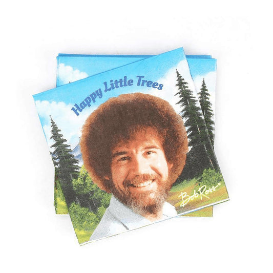 Bob Ross Classic Beverage Party Napkins § 20 Pack