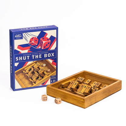 Shut the Box § Classic Wooden Family Board Game