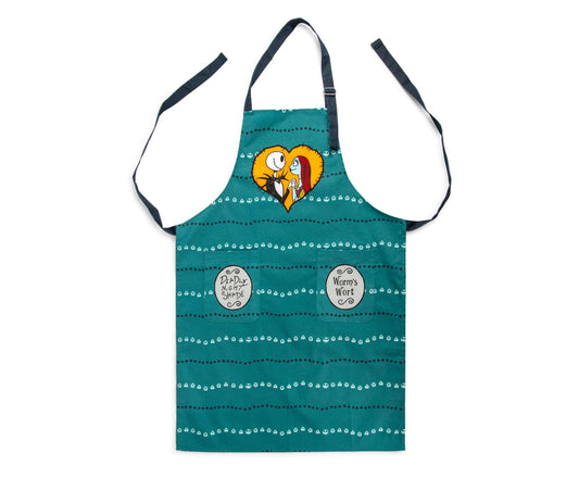 The Nightmare Before Christmas Jack and Sally Kitchen Apron § One Size Fits Most