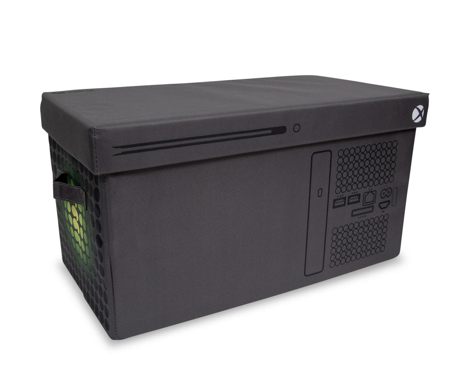 Xbox Series X Logo Storage Bin Chest Organizer with Lid § 24 x 12 Inches