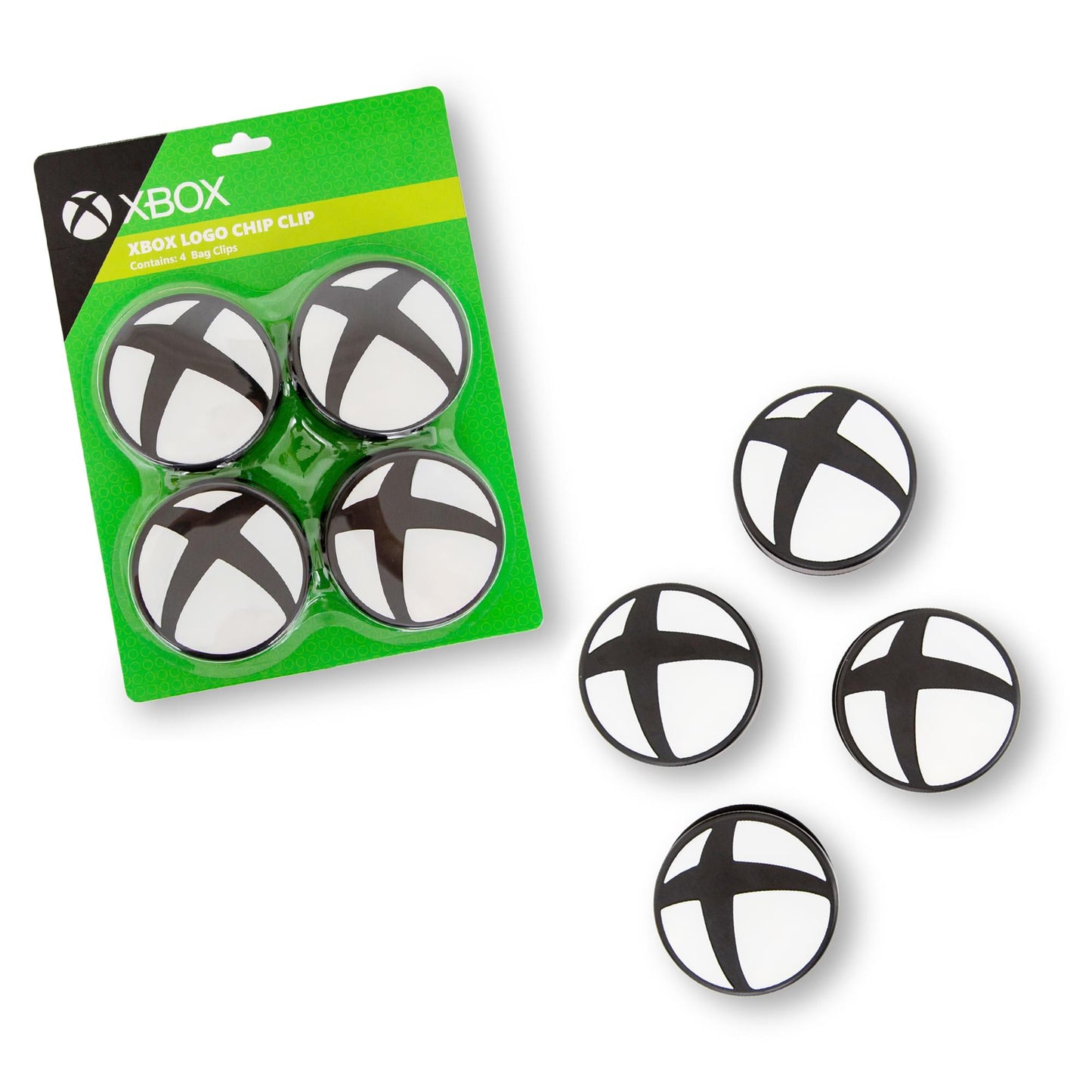 Xbox Logo Chip Bag Clips § Set of 4