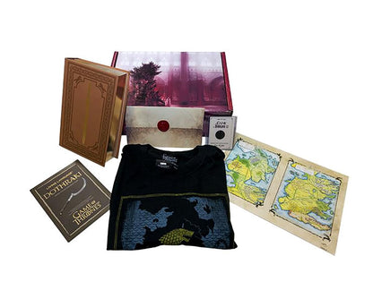 Game of Thrones 20th Anniversary Collectible Gift Box w/ Book § Large Shirt