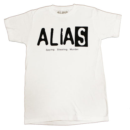 Alias Logo Men's White T-Shirt - Medium