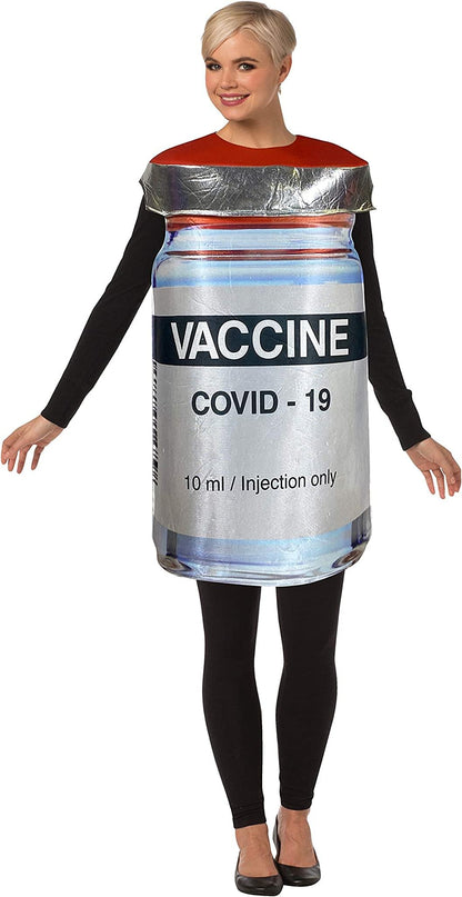 Vaccine Bottle Adult Costume § One Size