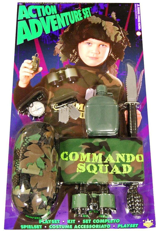 Action Adventure Commando Blister Child Costume Set One Size