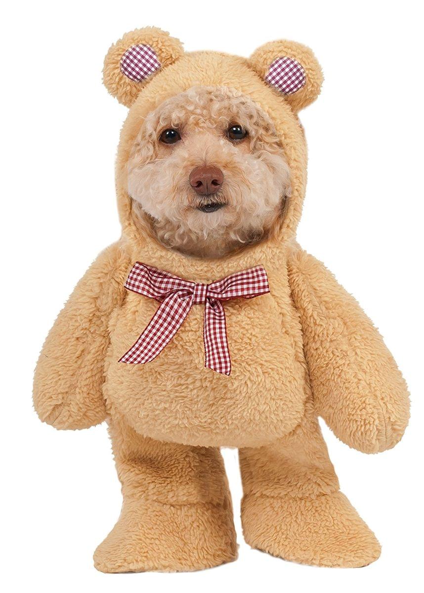 Walking Teddy Bear Dog Costume: Medium