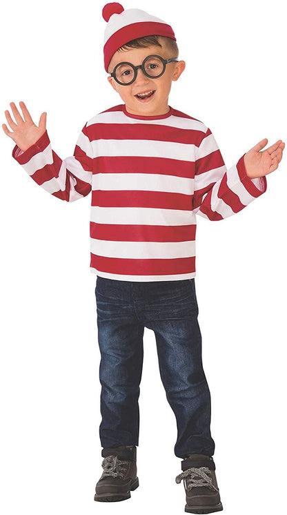 Where's Waldo Child Costume - Medium