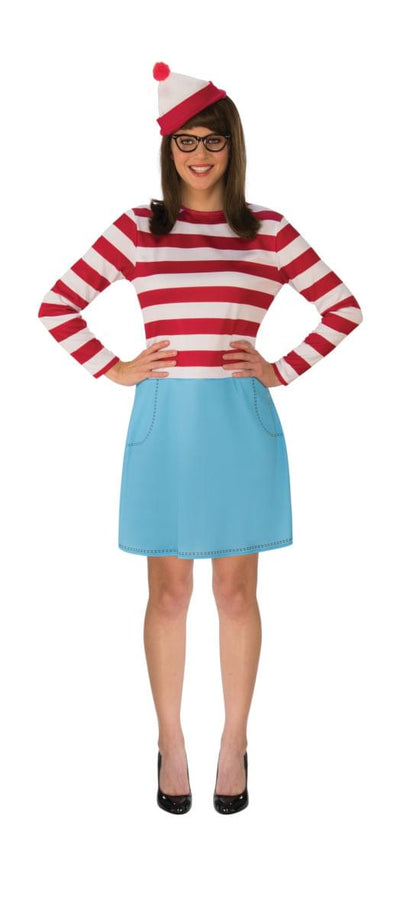 Where's Waldo Wenda Adult Costume Small