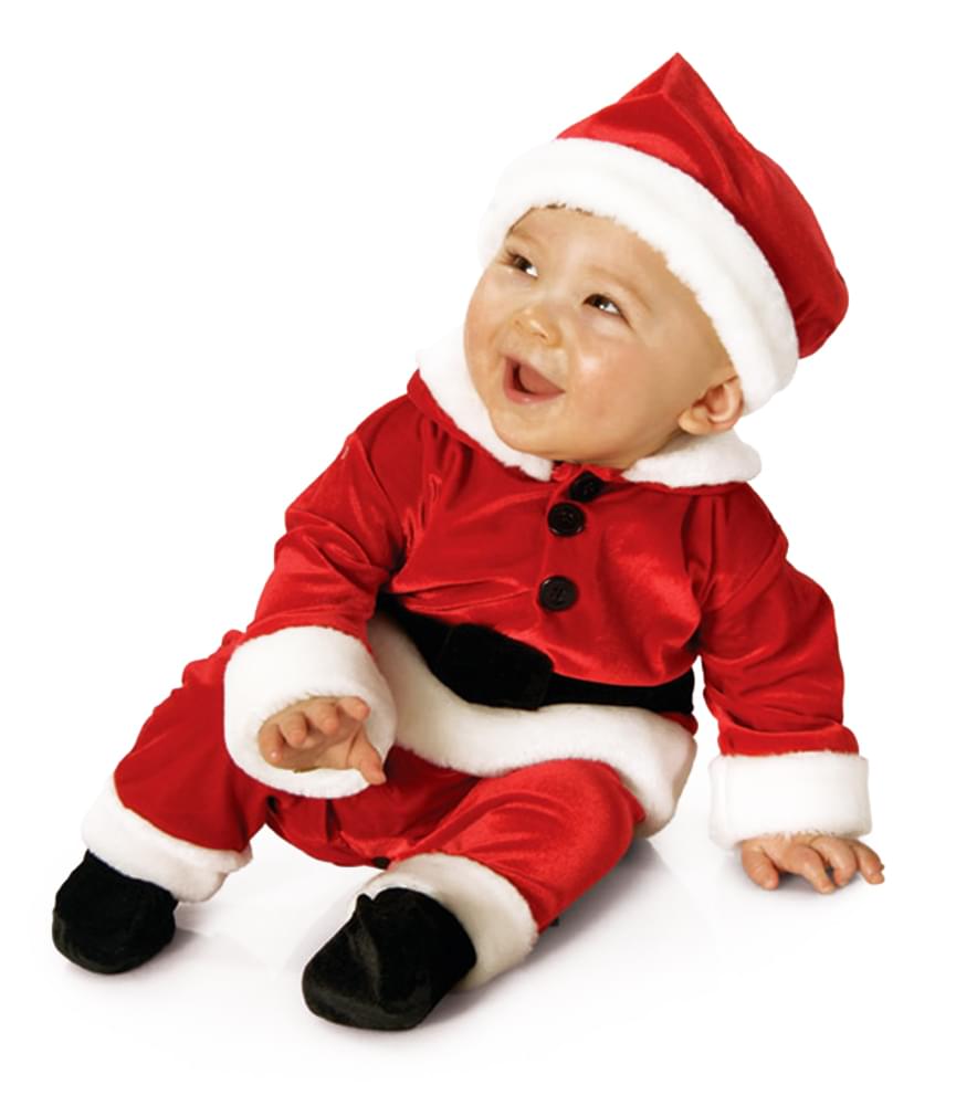 Velvet Santa Suit Baby Child Costume 2T-4T