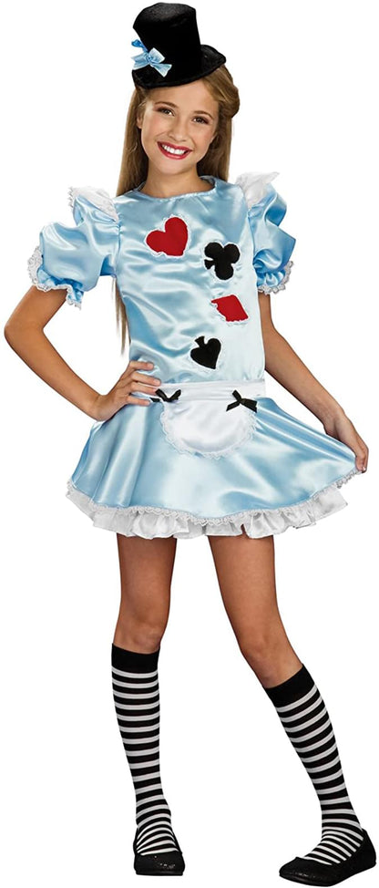 Alice In Wonderland Dress Costume Tween Medium