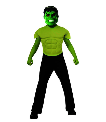 Avengers Assemble Marvel Hulk Muscle Chest Shirt Child Costume One Size