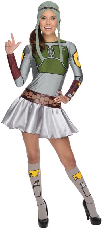 Star Wars Sexy Boba Fett Dress Costume Adult X-Small