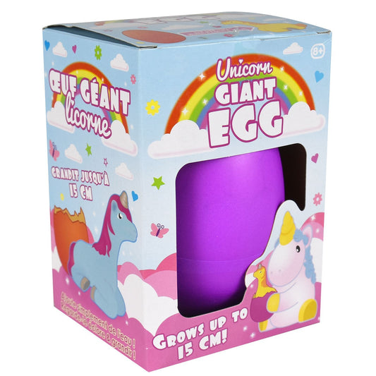 TOBAR Unicorn Giant Egg Up to 15 cm PURPLE