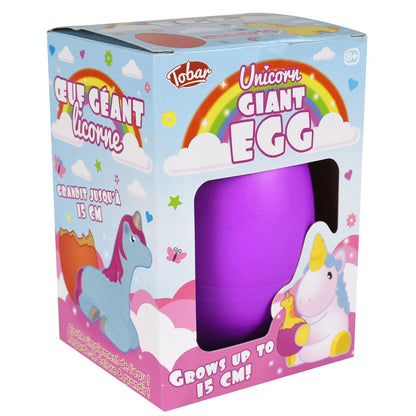 TOBAR Unicorn Giant Egg Up to 15 cm PURPLE