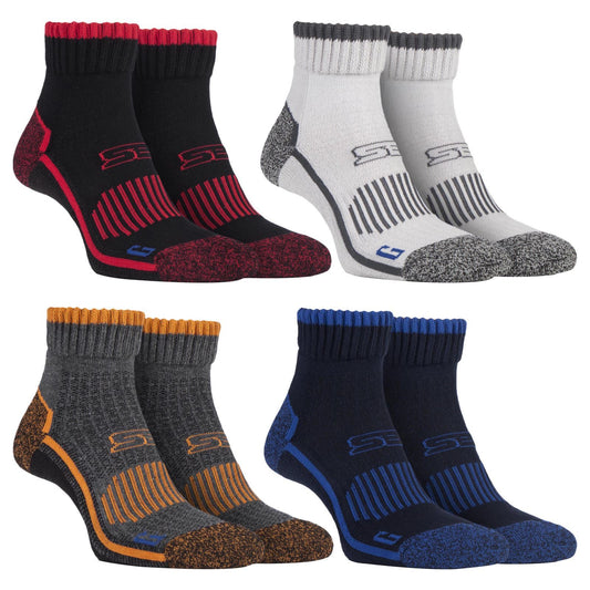 Storm Bloc - 1 Pair Mens Cotton Ankle Socks