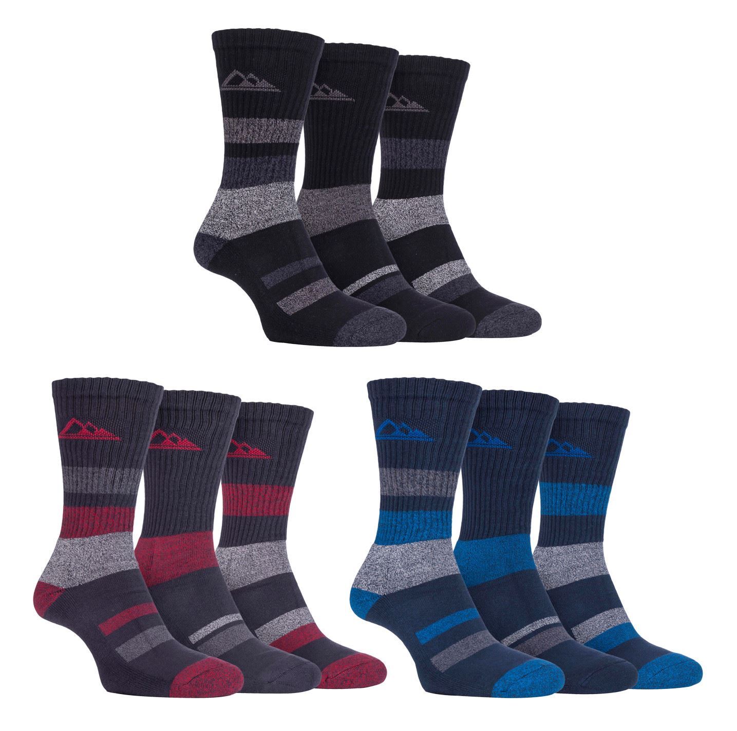 Storm Bloc - 3 Pairs Mens Cushioned Leisure Socks