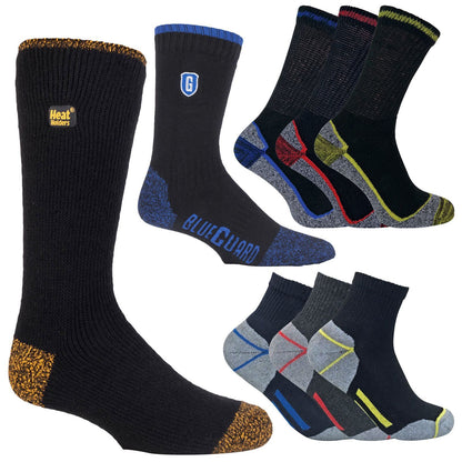 8 Pack Mens Work Socks Bundle