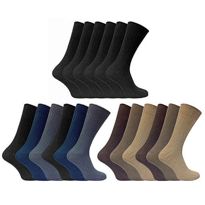 24 Pairs 100% Cotton Socks