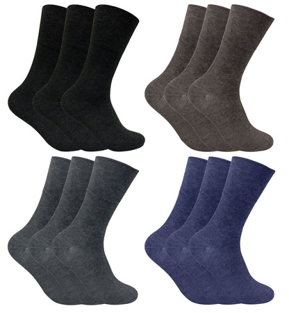 3 Pairs Mens Thermal Diabetic Socks