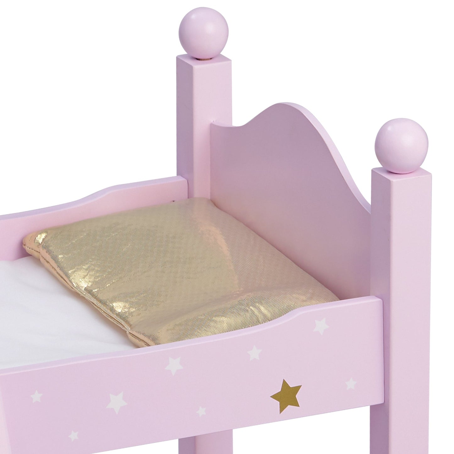 Pink Doll Bunk Bed 18" Dolls Wooden Furniture Bedroom Toy Role Play TD-0095AP