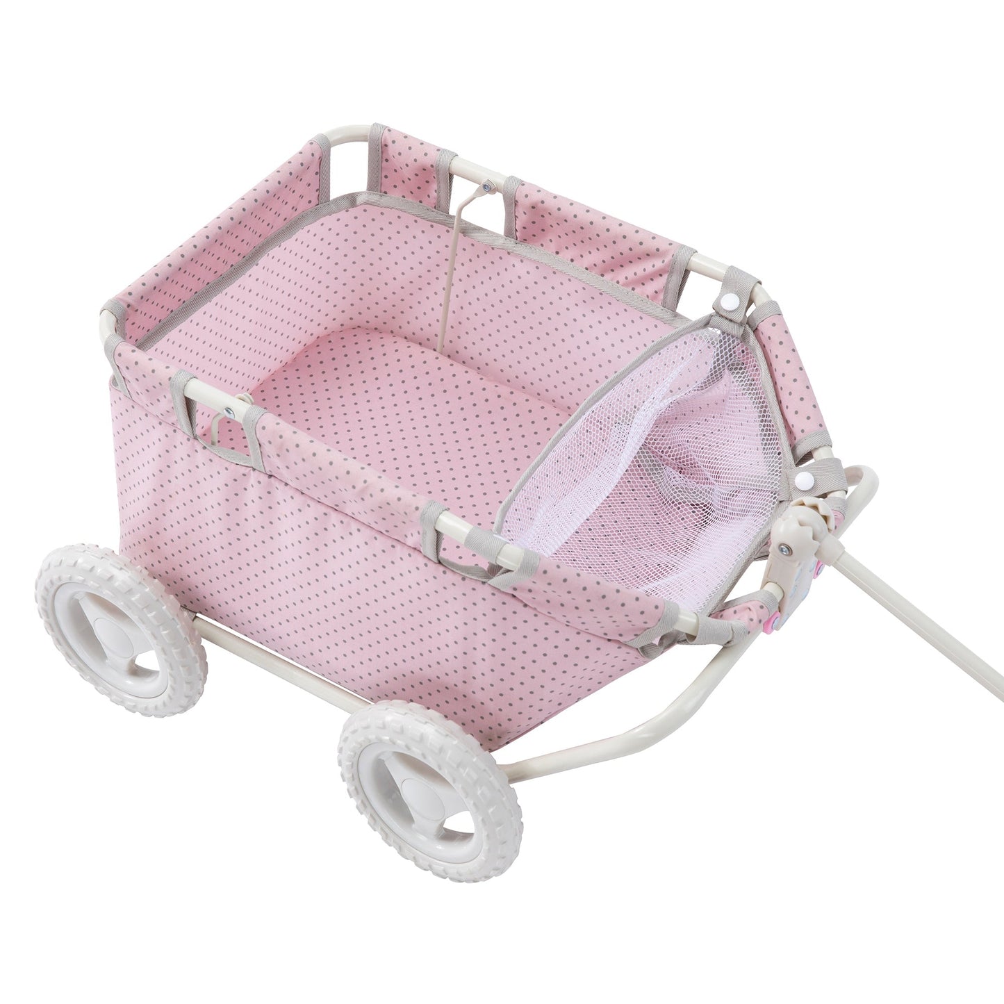 Olivia's Little World Baby Doll Pull Along Wagon Trolley Toy Cart OL-00007