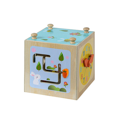 Preschool 5 in 1 Wooden Activity Cube, Educational Toy PS-T0006