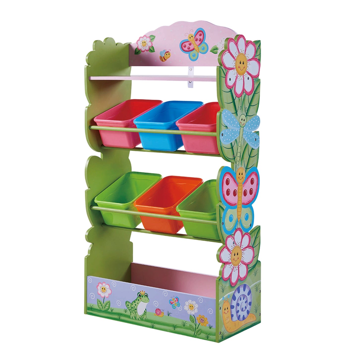 Fantasy Fields Children Magic Garden Wooden Toy Storage Tidy Organiser TD-12710A