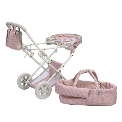 Baby 16" Doll Pram Stroller Buggy Pushchair Toy Gift by Olivia's World OL-00003