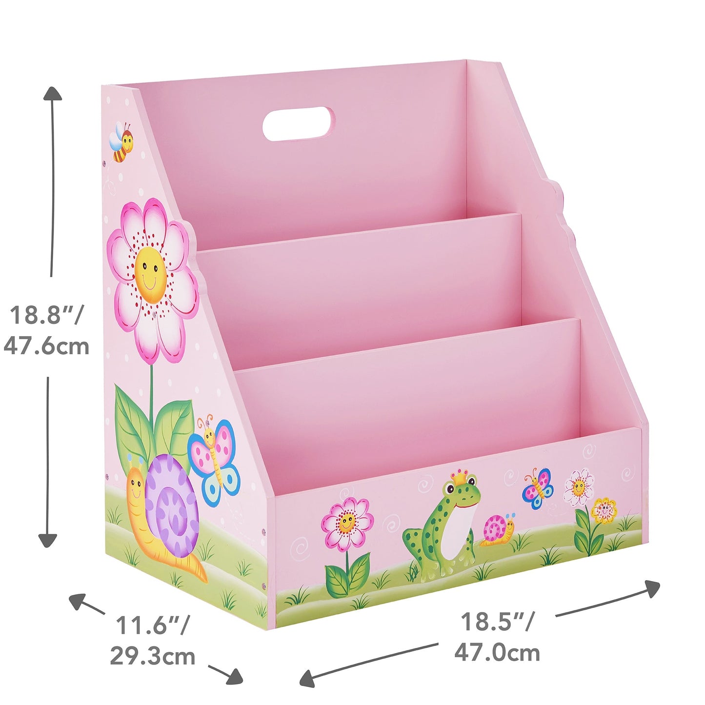 Fantasy Fields Kids Garden Bookshelf Bookcase Toy Organiser Storage TD-13142A