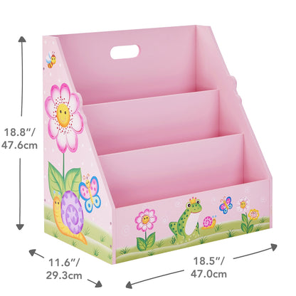 Fantasy Fields Kids Garden Bookshelf Bookcase Toy Organiser Storage TD-13142A