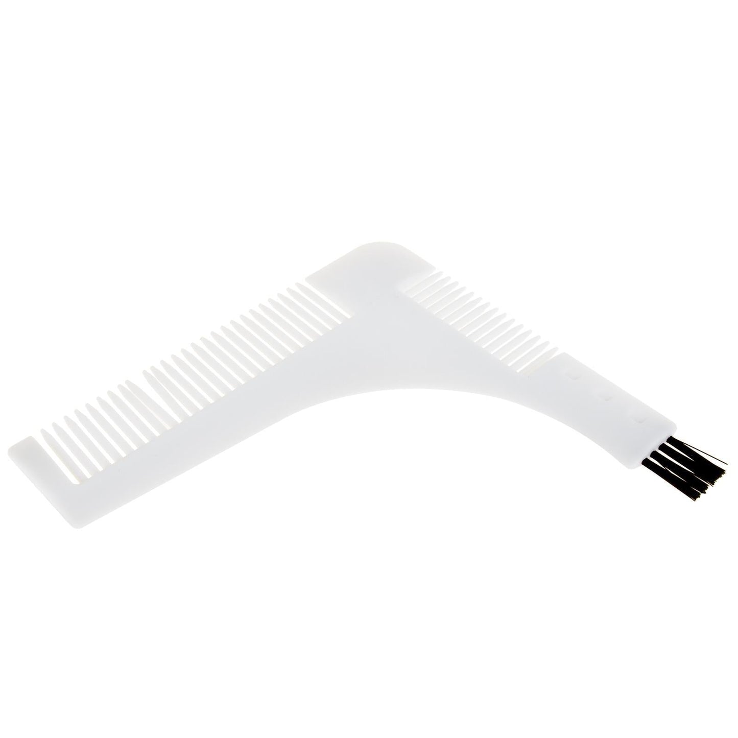 3 in 1 Beard Shaper Comb and Brush - White