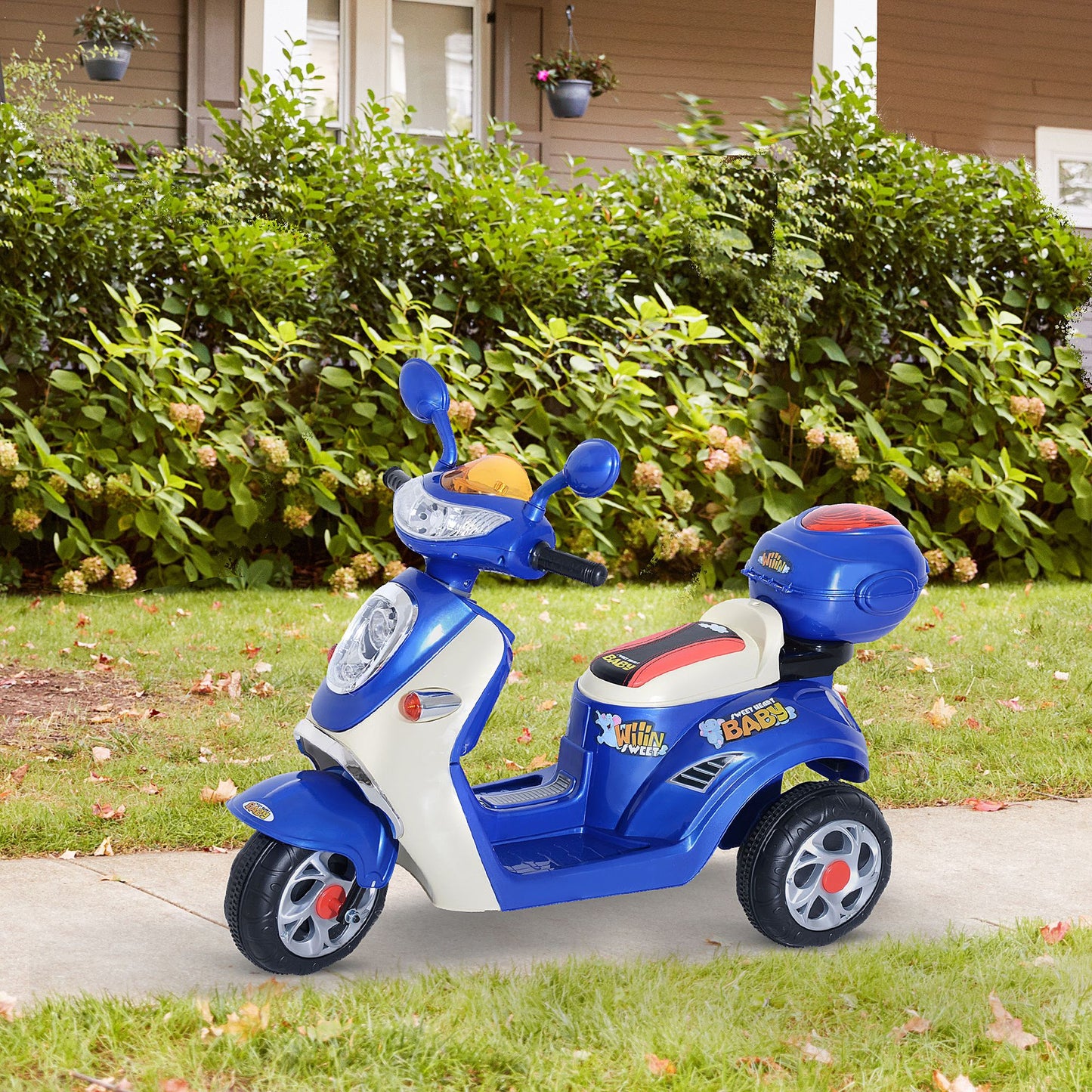 Electric Ride on Toy Car Kids Motorbike Children Battery Tricycle 6V