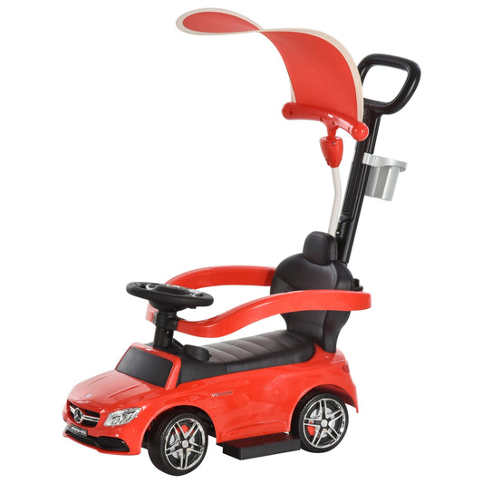 3 in 1 Ride on Push Car for Toddlers Stroller Sliding Car Toy 1-3 Years HOMCOM