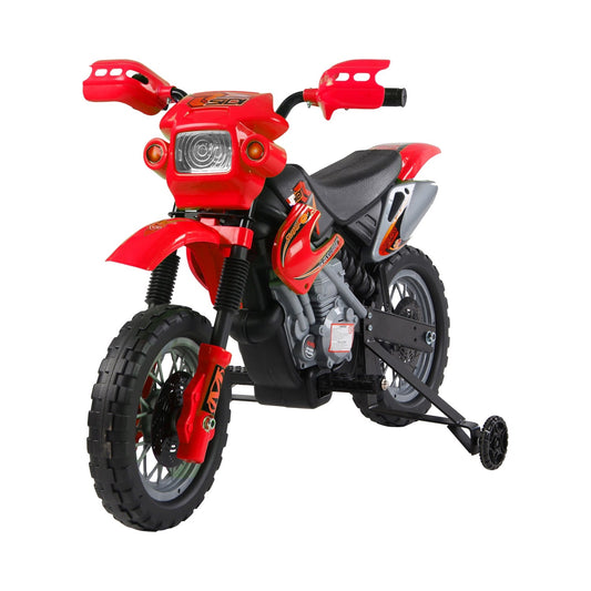 6V Kids Electric Motorbike Motorcycle Ride On for 3-6 Years Red HOMCOM