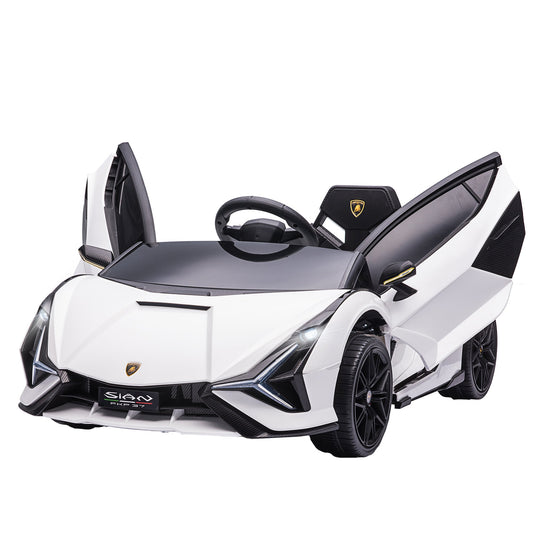 Lamborghini SIAN 12V Kids Electric Ride On Car Toy w/ Remote Control HOMCOM