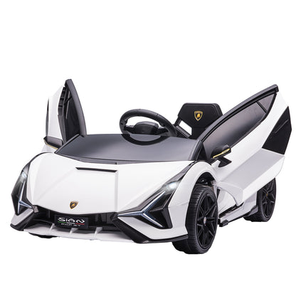 Lamborghini SIAN 12V Kids Electric Ride On Car Toy w/ Remote Control HOMCOM