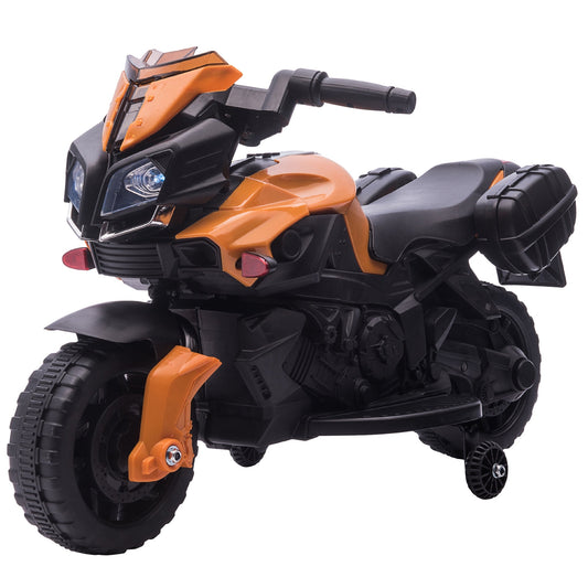 Kids 6V Electric Motorcycle Ride-On Toy Battery 18 - 48 months Orange