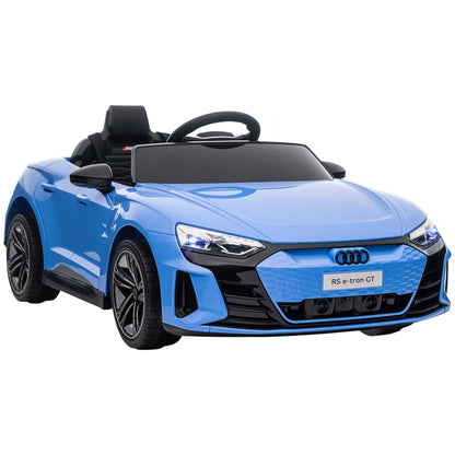 Audi RS e-tron GT Licensed 12V Kids Electric Ride on W/ Remote, Blue