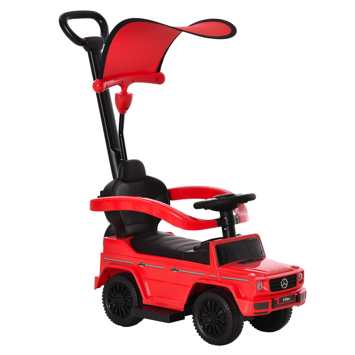 Benz G350 Ride-on Sliding Car Floor Slider Stroller Kids Vehicle, Red HOMCOM