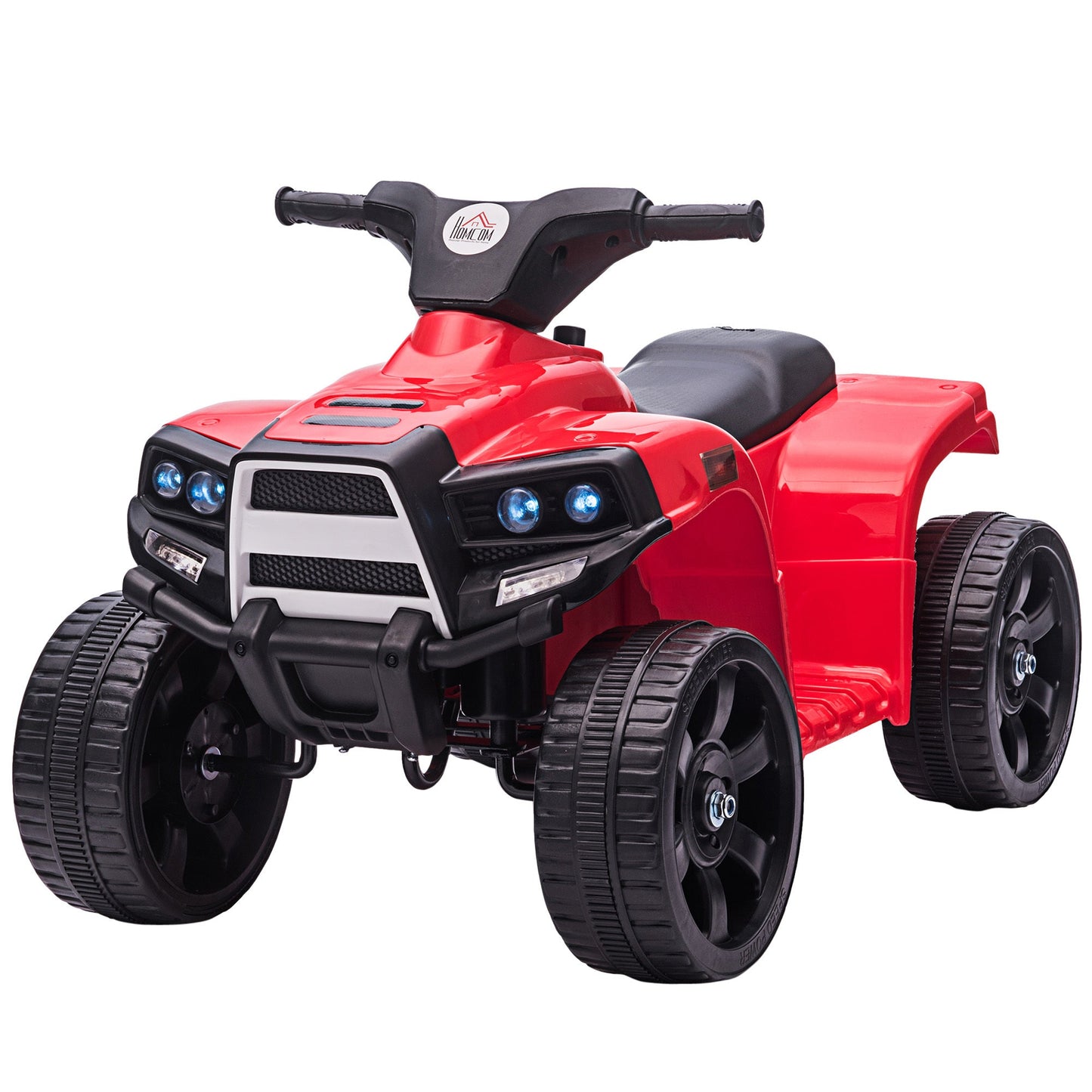 6 V Kids Ride on Cars Electric ATV for 18-36 months Toddlers Black+Red