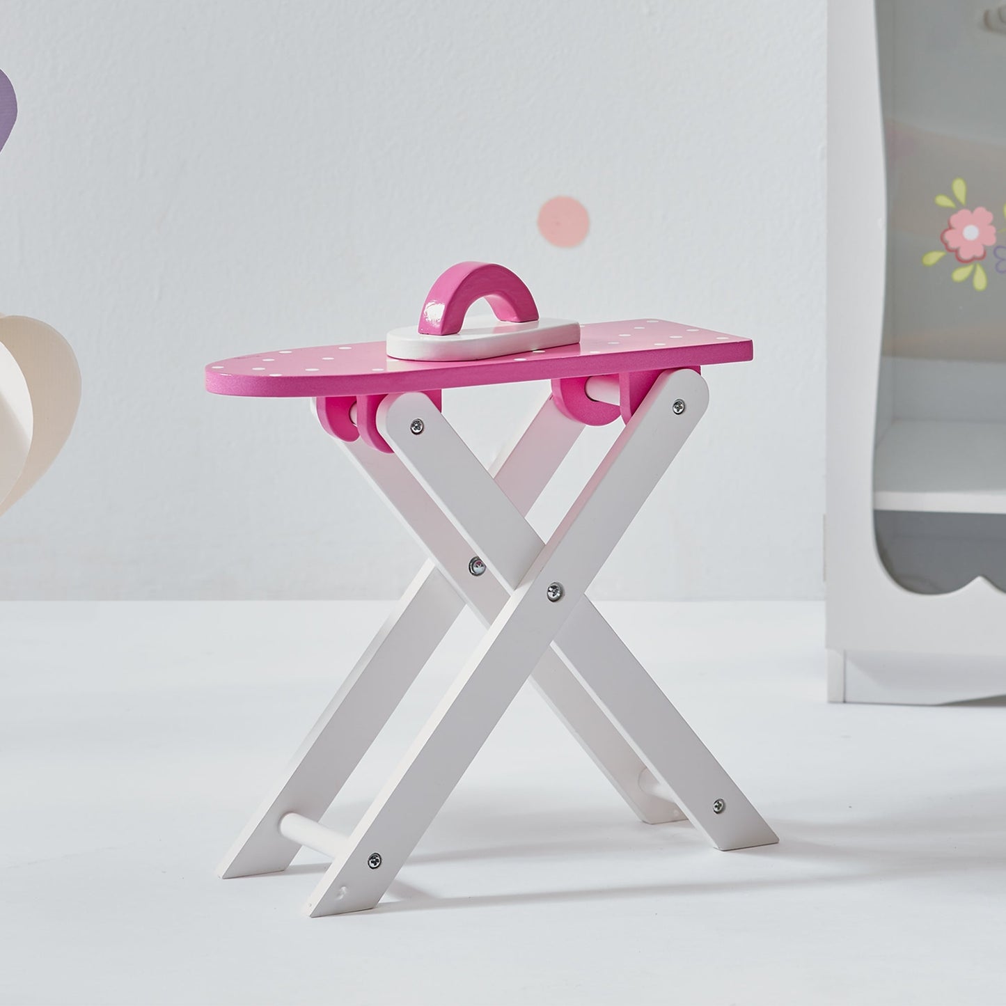 Olivia's Little World 18" Baby Doll Ironing Board & Iron Toy | Doll Furniture